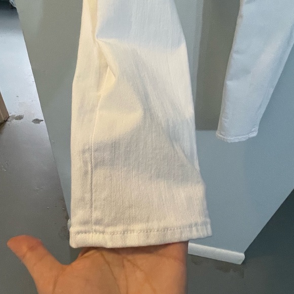 Loft Outlet like new White Skinny Ankle jeans size 6 - Picture 5 of 14